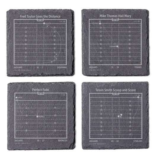 NFL's Greatest Plays: Slate Coasters